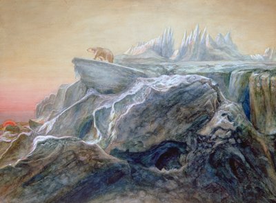 Polar Bear on an Iceberg by William Bradford